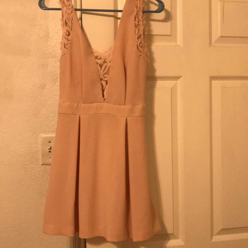 Bcbg lace detail dress